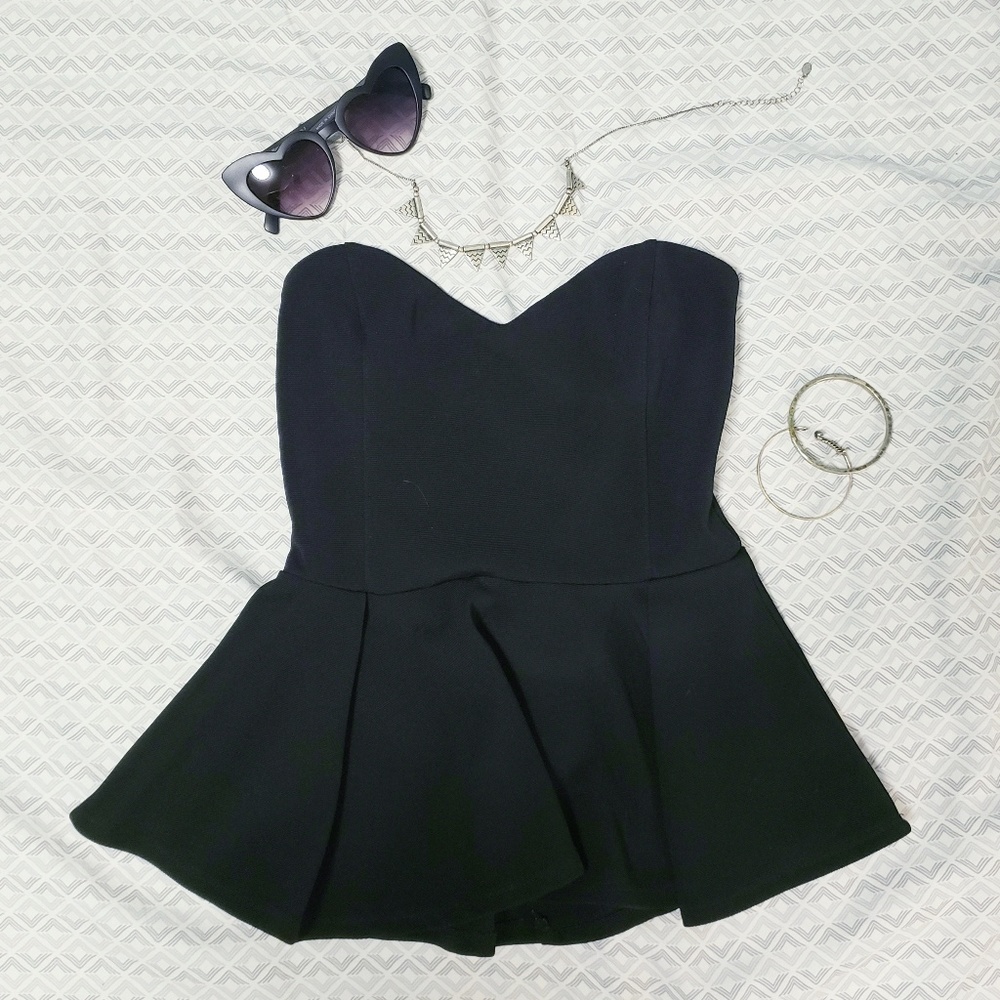 Posh for the Photo Peplum Top
